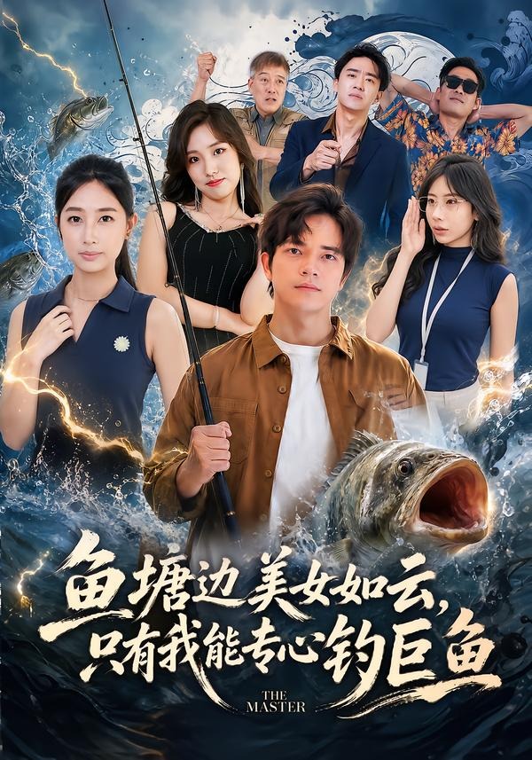 鱼塘边美女如云，只有我能专心钓巨鱼